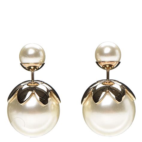 dior pearl heart earrings|christian dior tribal pearl earrings.